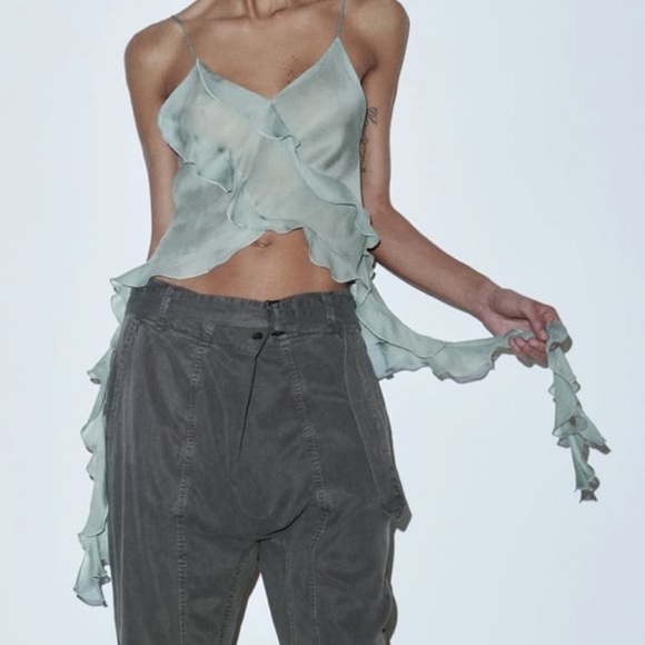 ZARA NEW W/Tag Semi Sheer Tank - Picture 3 of 4